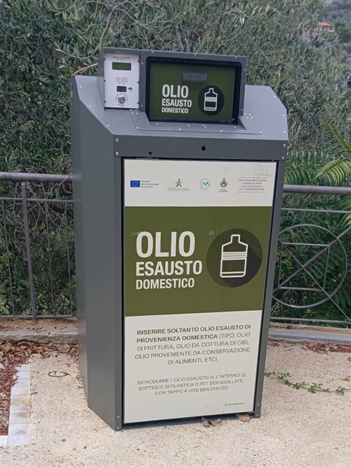Da oggi sono attivi i raccoglitori di olio alimentare esausto